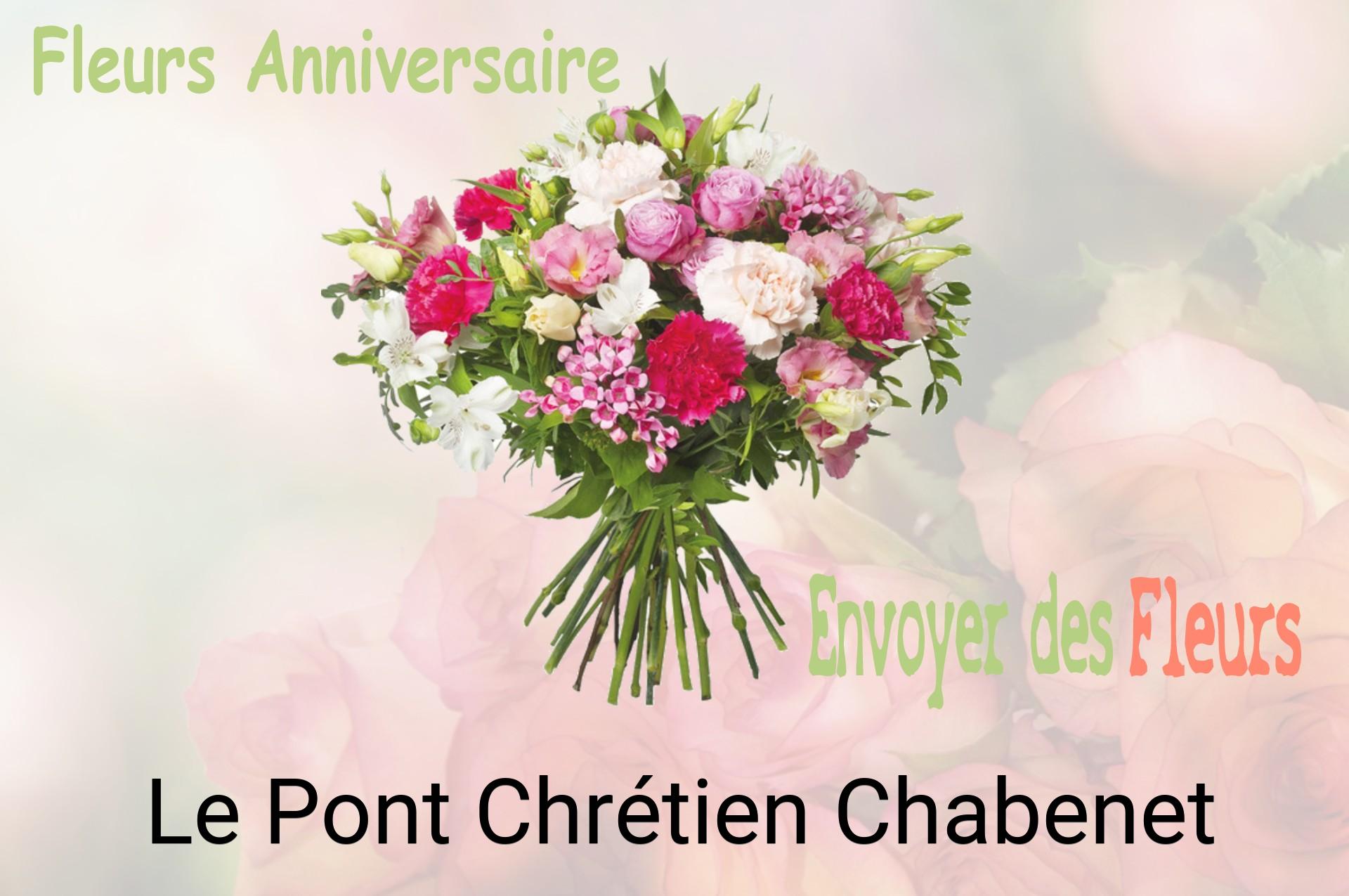 Bouquet de fleurs d’anniversaire livré à Le Pont-Chrétien-Chabenet